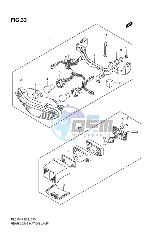 REAR COMBINATION LAMP