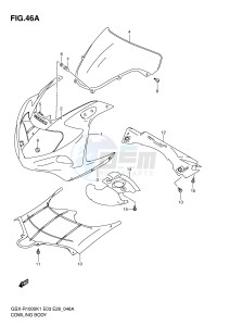 GSX-R1000 (E3-E28) drawing COWLING BODY (GSX-R1000K2)