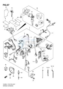 VL800 (E3-E28) VOLUSIA drawing WIRING HARNESS (VL800L1 E3)