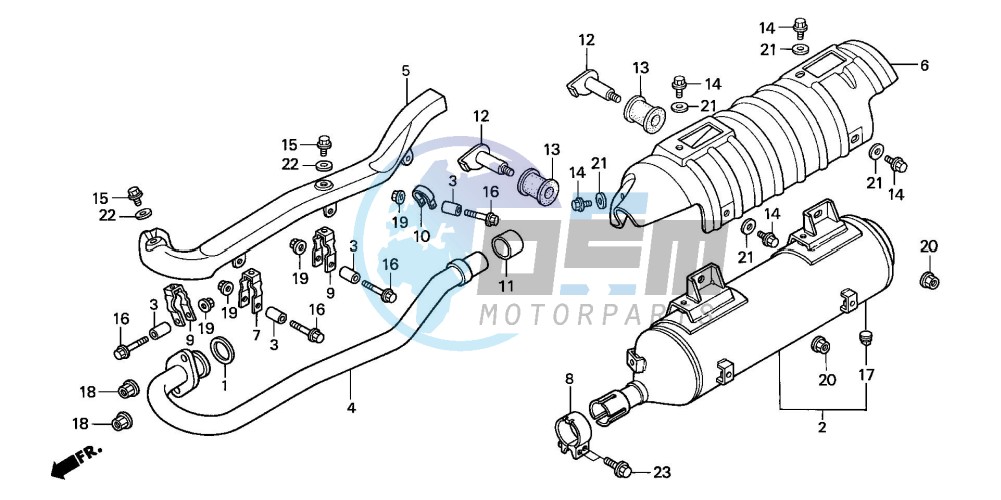 EXHAUST MUFFLER