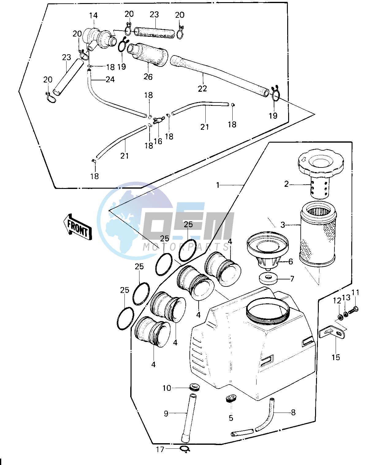 AIR CLEANER -- 80 H1- -