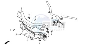 PK50S drawing HANDLE PIPE/HANDLE COVER