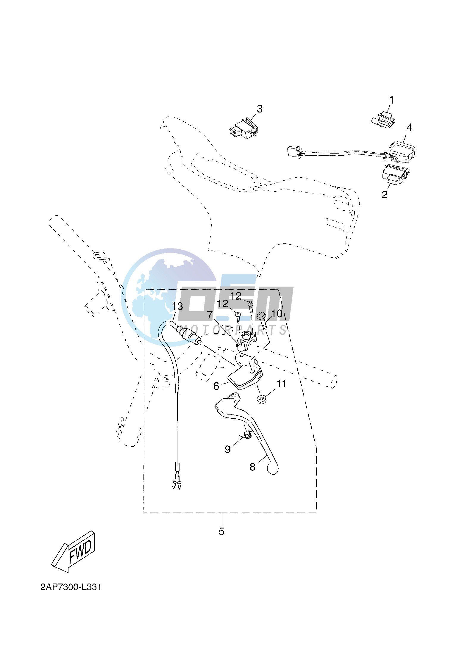 HANDLE SWITCH & LEVER