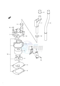 DF 150 drawing Water Pump