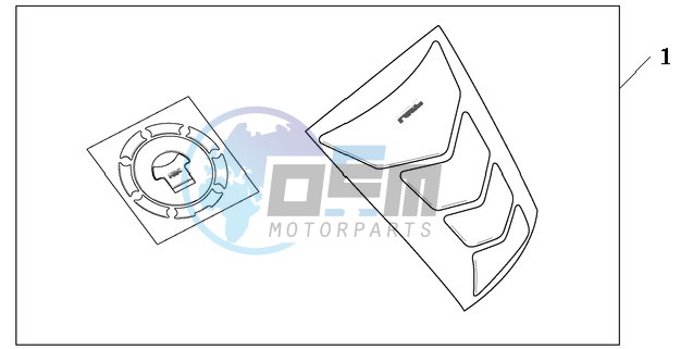 TANKPAD / FUEL LID COVER