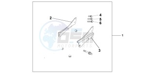 VT750DC SHADOW drawing BACKREST STAY