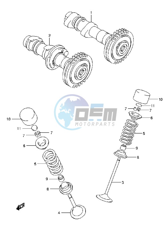 CAM SHAFT/VALVE