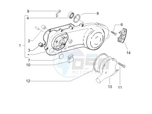 Stalker 50 drawing Crankcase cover - Crankcase cooling