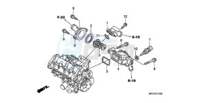 CB600FA39 UK - (E / ABS MKH ST) drawing THERMOSTAT