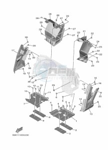 YXE850ENS YXE85WPSK (B8K1) drawing SIDE COVER 2