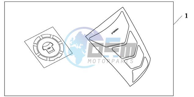 TANKPAD / FUEL LID COVER