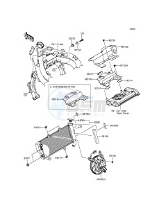 ER-6F_ABS EX650FEF XX (EU ME A(FRICA) drawing Radiator