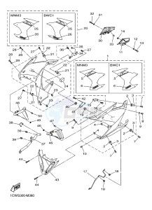 XJ6F 600 DIVERSION F (1CWJ) drawing COWLING 2