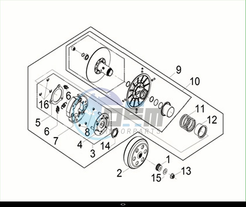 DRIVEN PULLEY