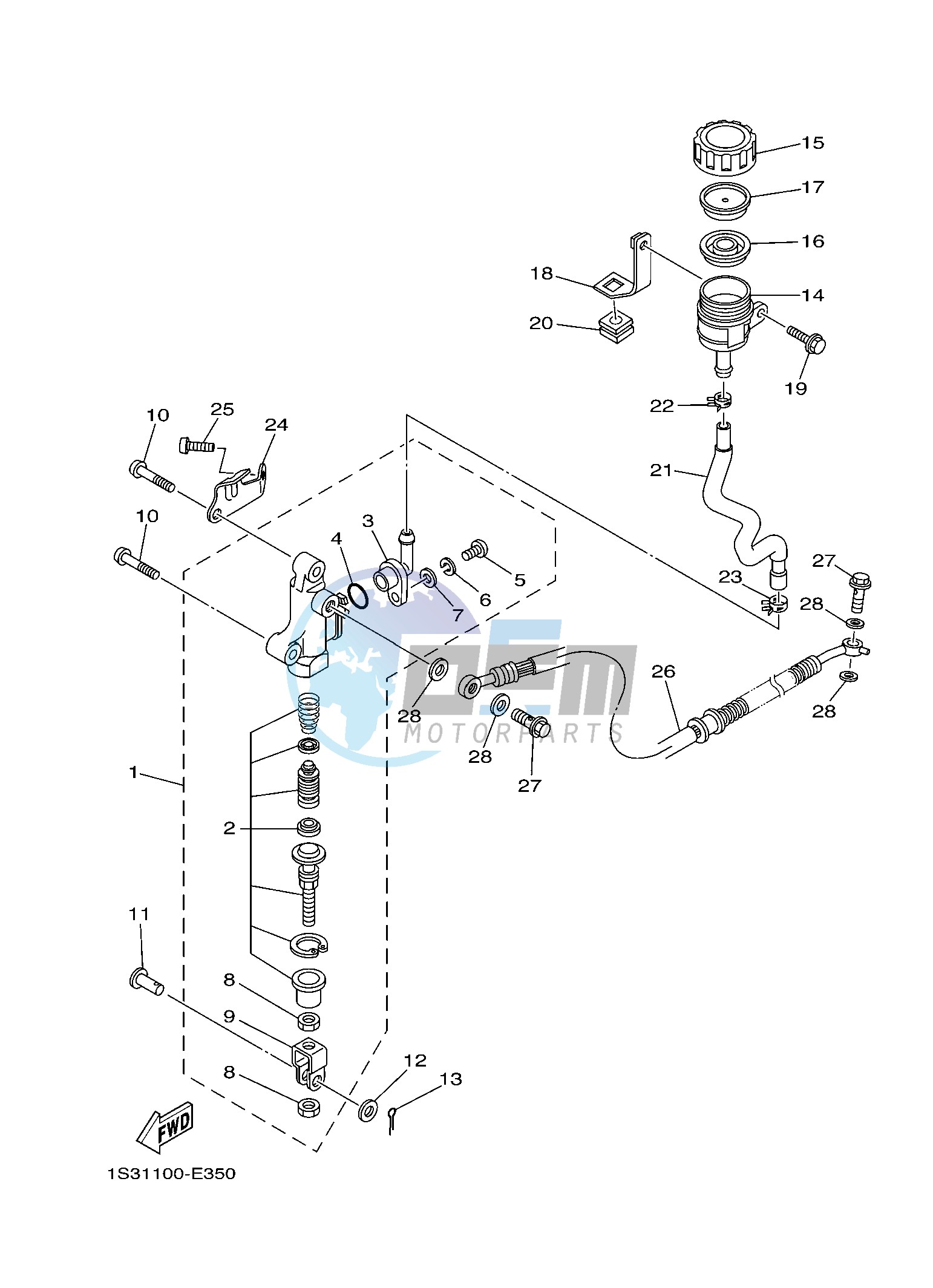 REAR MASTER CYLINDER