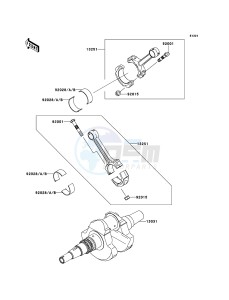 KFX700 KSV700A9F EU drawing Crankshaft