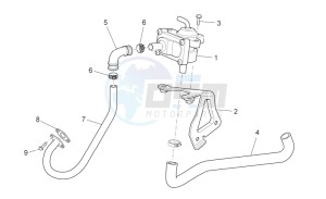 Scarabeo 125-200 Light carb. drawing Secondary air