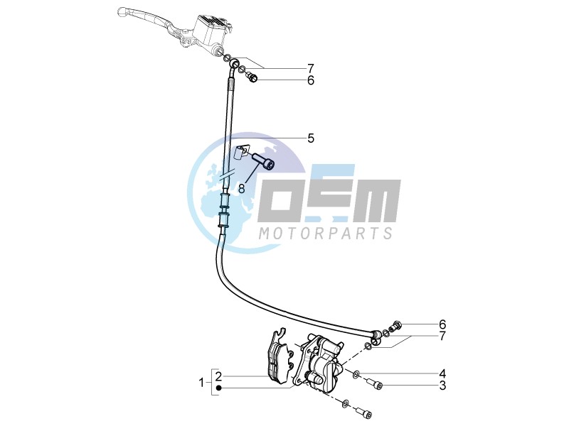 Brakes pipes - Calipers