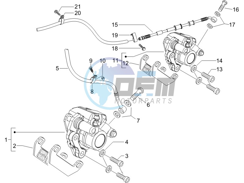 Brakes hose  - Calipers