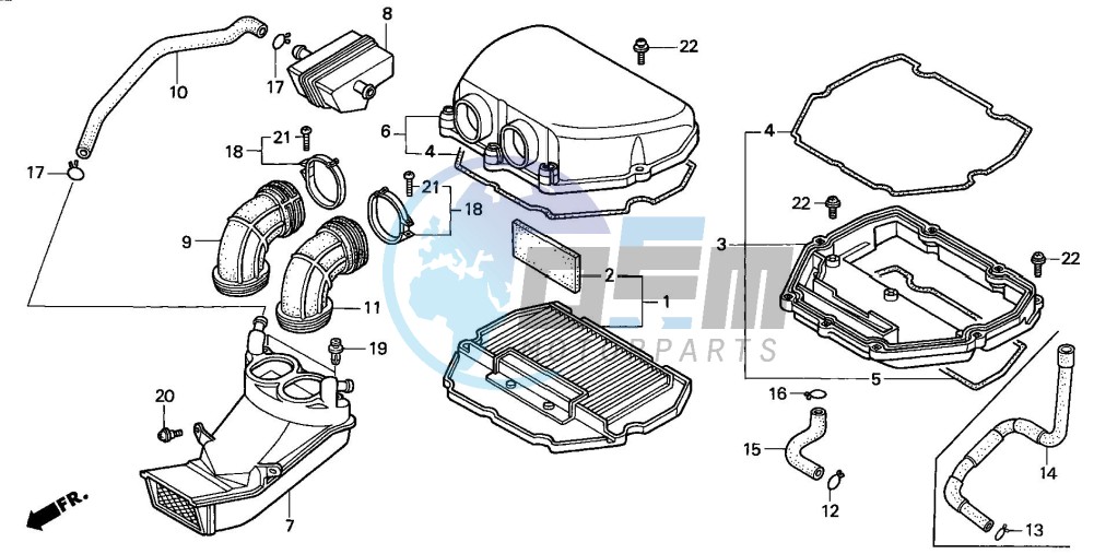 AIR CLEANER (CBR600FS/3S/T/3T/SET)