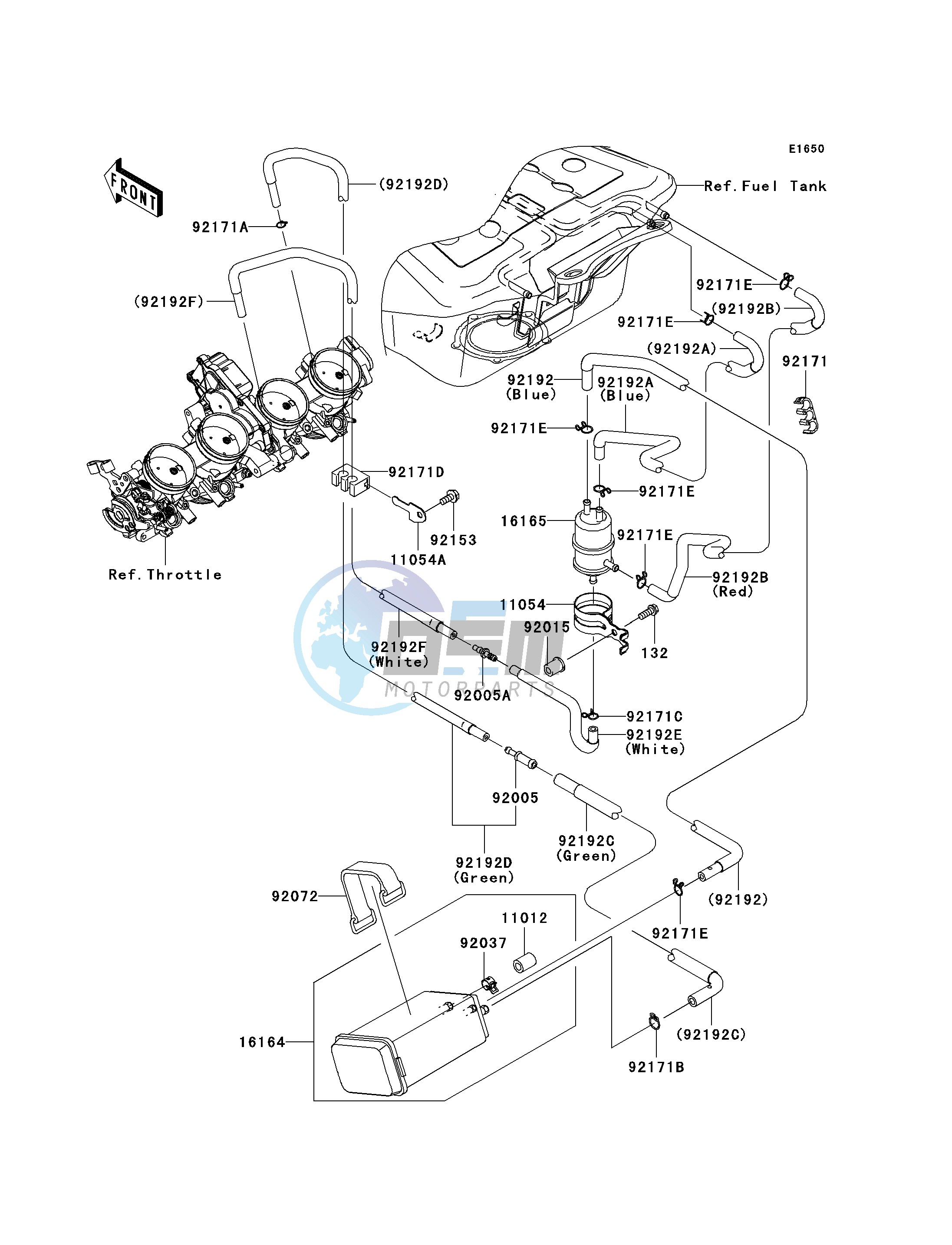 FUEL EVAPORATIVE SYSTEM -- CA- -