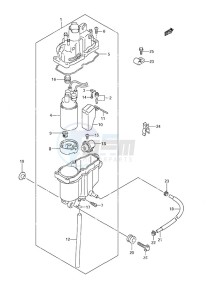 DF 115 drawing Fuel Vapor Separator