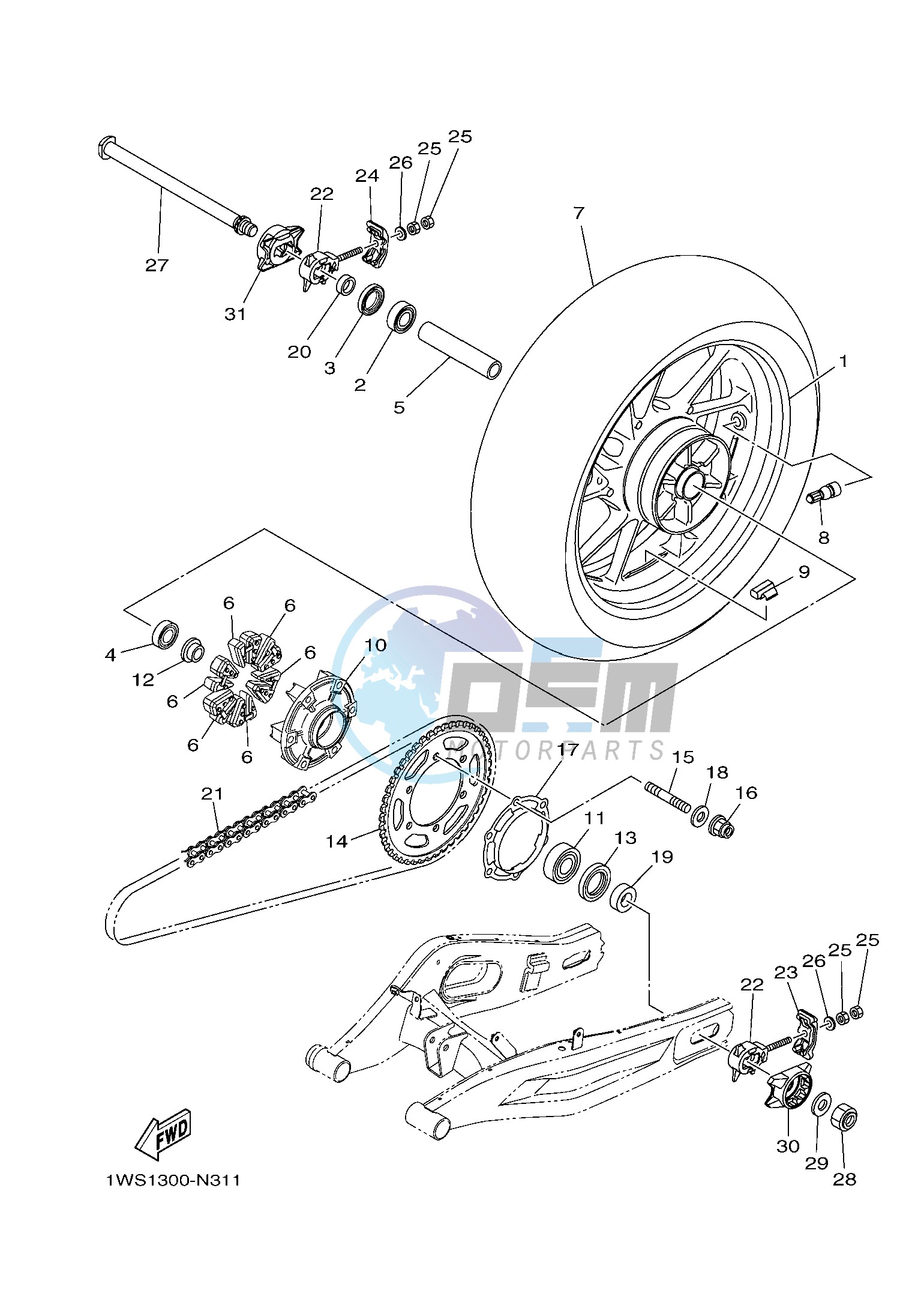 REAR WHEEL