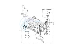 ATV 350 drawing HANDLE SWITCH – LEVER