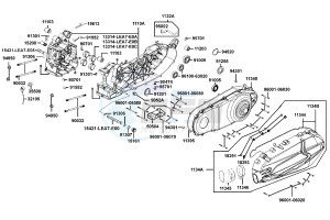 DOWNTOWN 300 I ABS drawing Crank Case