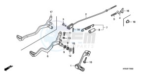 CRF230F9 Europe Direct - (ED / CMF) drawing PEDAL