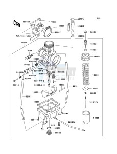 KX65 KX65A8F EU drawing Carburetor