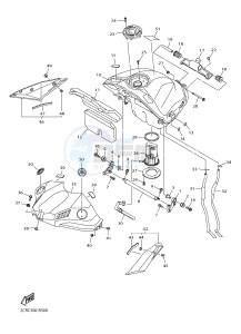 YZF-R1 998 R1 (2CRC 2CRD) drawing FUEL TANK