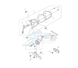 NS AEROX 50 drawing TAILLIGHT