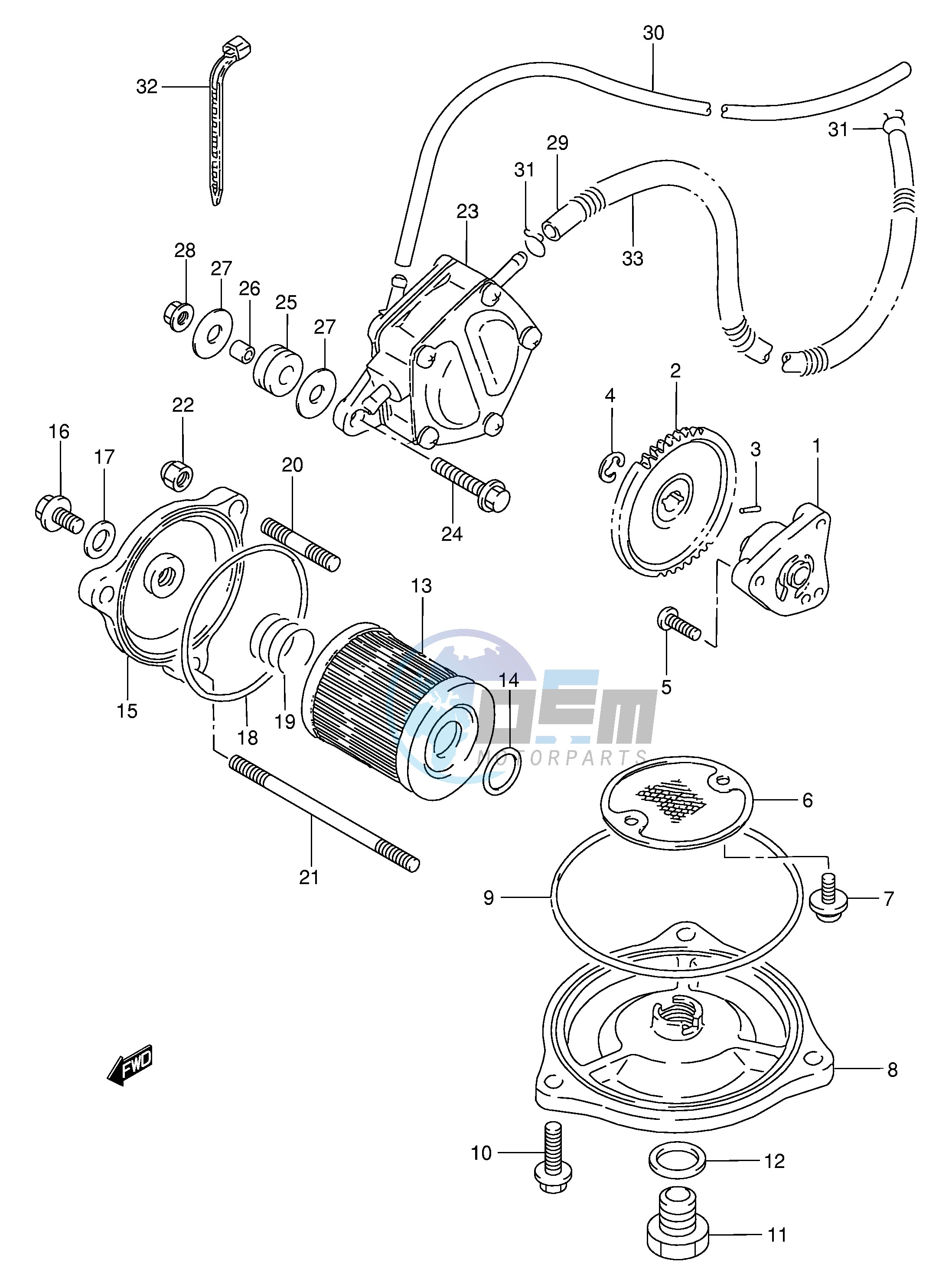 OIL PUMP - FUEL PUMP