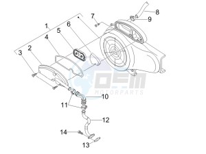 Fly 50 4t (25-30 kmh) drawing Secondairy air box