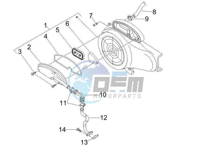 Secondairy air box