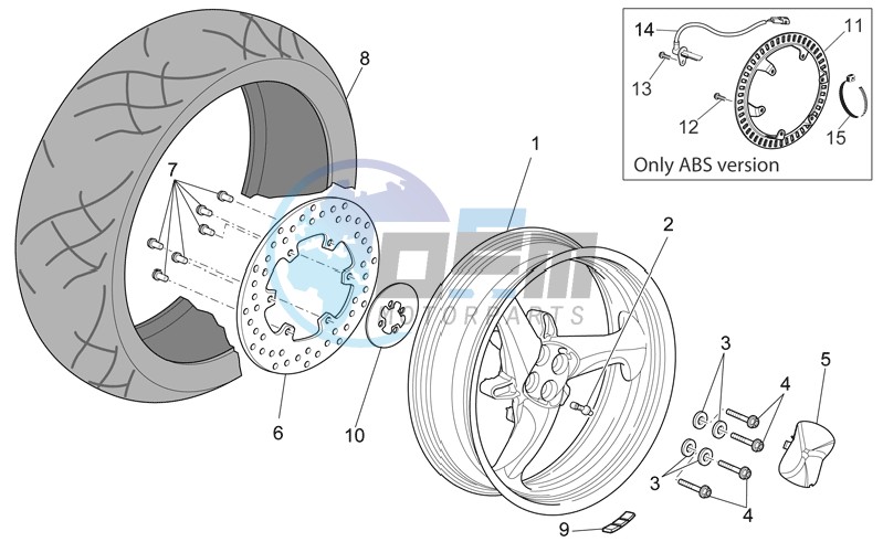 Rear wheel