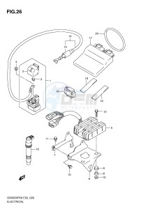 GSX650F (E2) Katana drawing ELECTRICAL