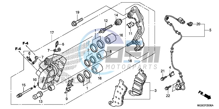 FRONT BRAKE CALIPER