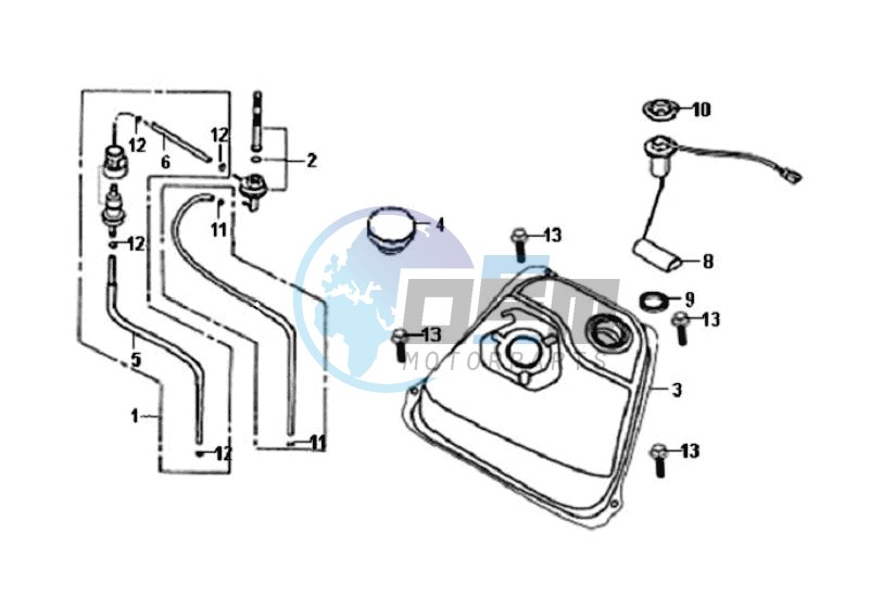 FUEL TANK - FUEL CUT