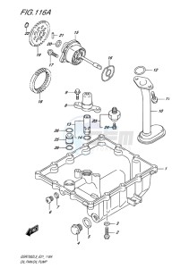 GSR750Z ABS EU drawing OIL PAN-OIL PUMP