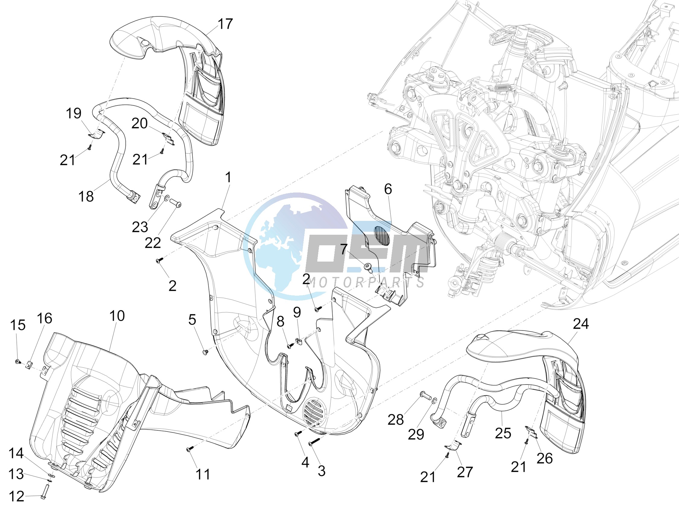 Wheel housing - Mudguard