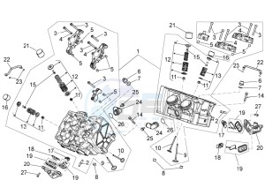 TUONO 1100 V4 RF E4 ABS (EMEA) drawing Cylinder head - valves