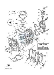 20C drawing CYLINDER--CRANKCASE