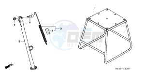 CRF450XC drawing STAND