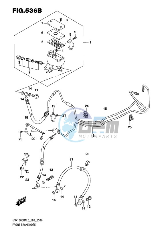 FRONT BRAKE HOSE