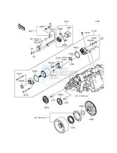 VERSYS 650 KLE650EGF XX (EU ME A(FRICA) drawing Starter Motor