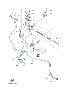 XT1200ZE SUPER TENERE ABS (2KB4) drawing FRONT MASTER CYLINDER 2