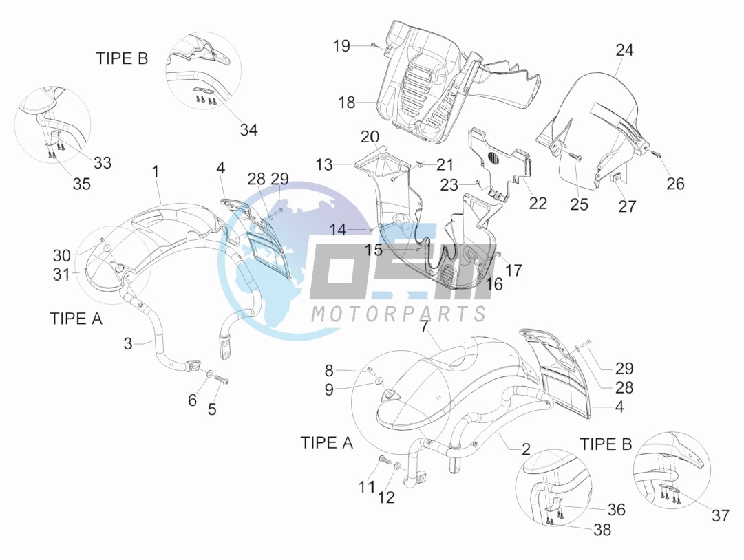 Wheel housing - Mudguard