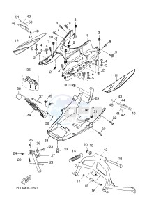 YPR125RA XMAX 125 ABS EVOLIS 125 ABS (2DMH 2DMH) drawing STAND & FOOTREST